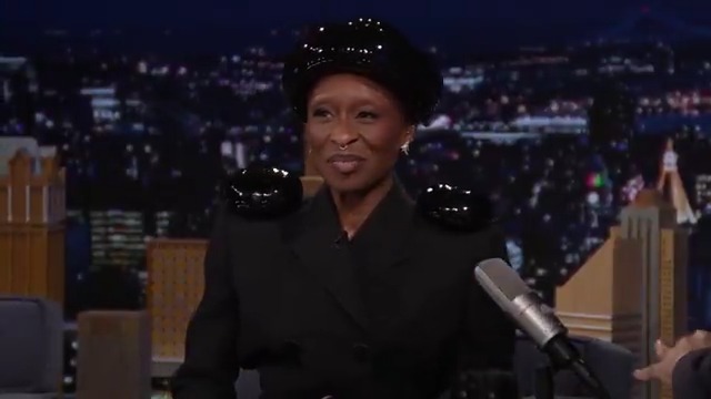 Cynthia Erivo’s voice is “still missing in action” 😭 #FallonTonight #WickedForGood #WickedWeekOnFallon