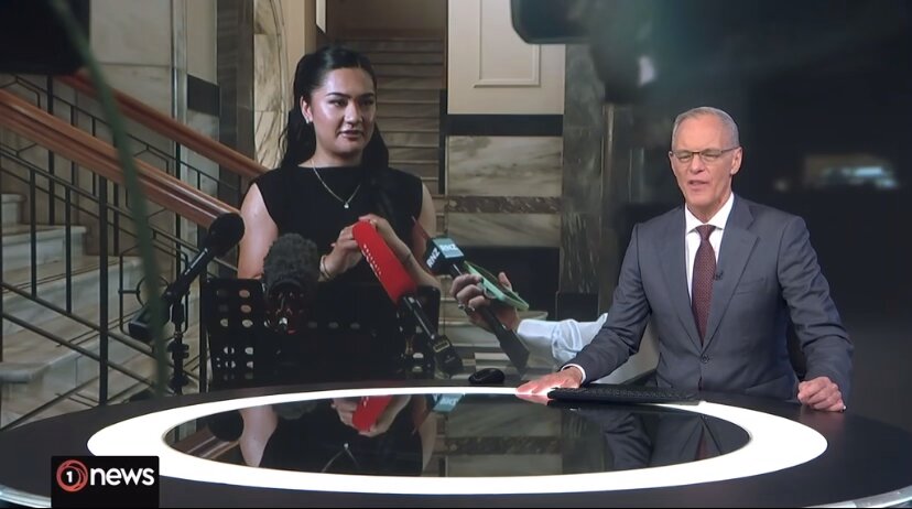 It beggars belief that the first questions from Maiki Sherman to Hana-Rāwhiti Maipi-Clarke weren’t, Where have you been and does the party come first? Instead, Sherman heaped an avalanche of praise onto Maipi-Clarke, acting like her own personal cheerleader.