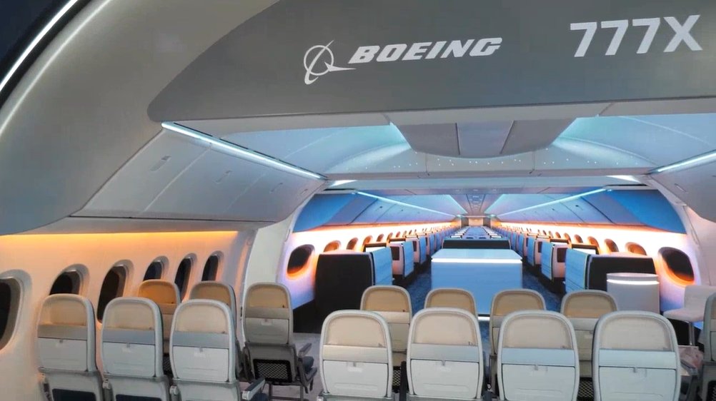 Step inside a full-scale section of the 777X cabin at the #DubaiAirshow to discover the thoughtful features passengers will enjoy and the capabilities of our newest widebody airplane. #DAS25