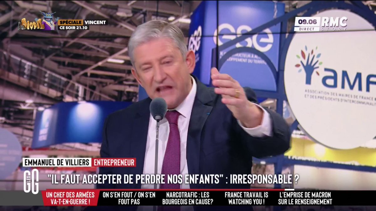 🪖 « Accepter de perdre nos enfants » : Macron doit-il faire taire le chef d’Etat major des armées ? 🗣️ Emmanuel de Villiers : "Le général Mandon, c'est Nabilla... non mais allô quoi !" #GGRMC
