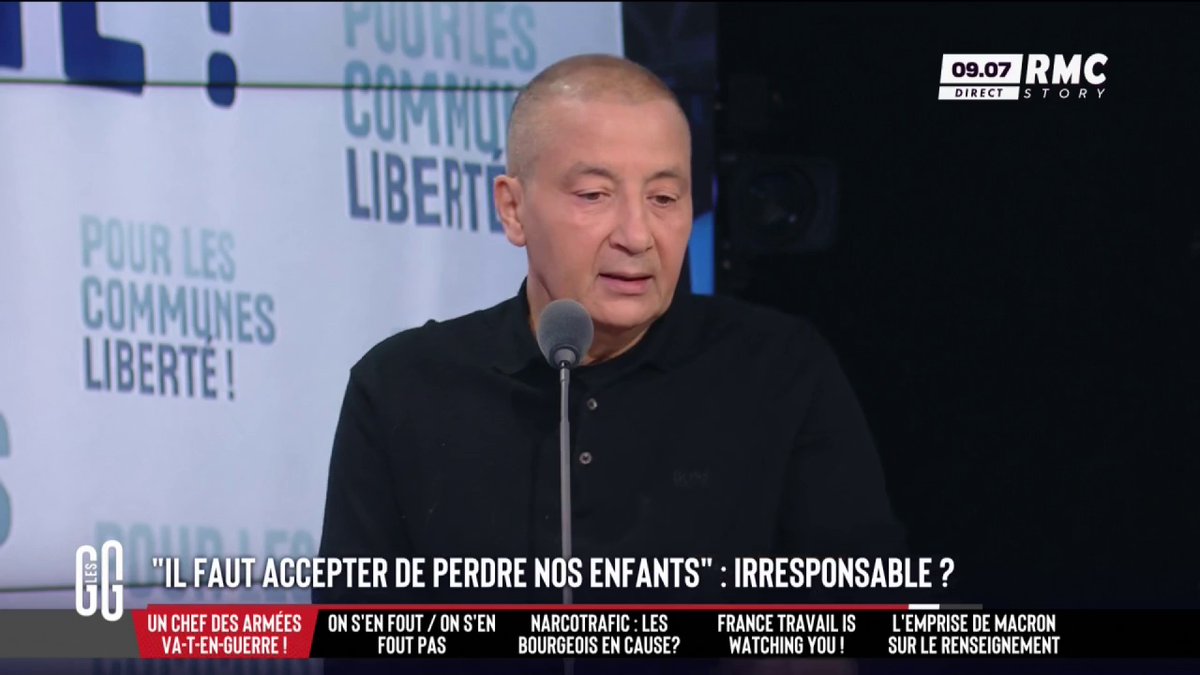 🪖 « Accepter de perdre nos enfants » : irresponsable ? 🗣️ Mourad Boudjellal : "Ça devient de plus en plus dur le macronisme. Chaque jour qui passe, on se dit que c'est un jour de moins, mais en fait, c'est un jour de pire. Qui a envie de vivre en France maintenant ?" #GGRMC