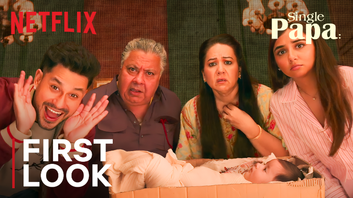 Ek nayi shuruaat in the Gehlot parivaar 👶 Kya ye family of chaos bann payegi a family of five? 👀 #SinglePapaOnNetflix