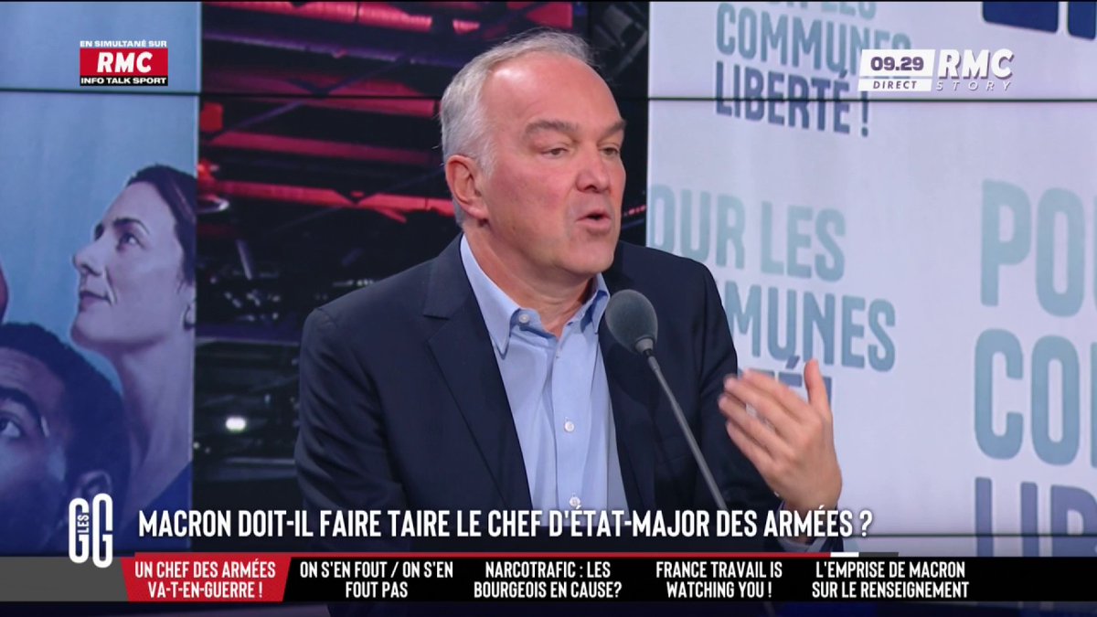 🪖 « Accepter de perdre nos enfants » : irresponsable ? 🗣️ Olivier Truchot : "À la fois on reproche à cette Europe d'être trop molle et quand on a une réaction militaire et économique, tout le monde râle. Il faut avoir un discours plus offensif." #GGRMC