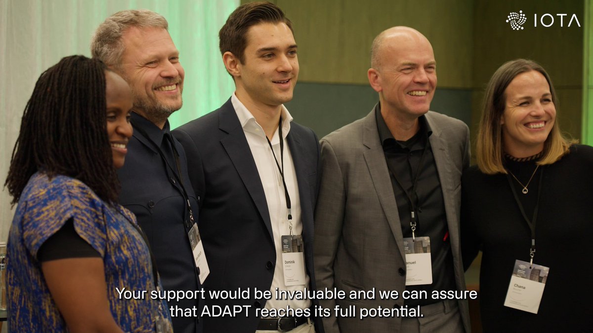 There was incredible momentum at ADAPT's launch! Together with AfCFTA Secretariat Official, @WEF, and Tony Blair Institute for Global Change, IOTA is helping to build the systems that will redefine how trade works in Africa and beyond. This is what digital public infrastructure looks like in action.