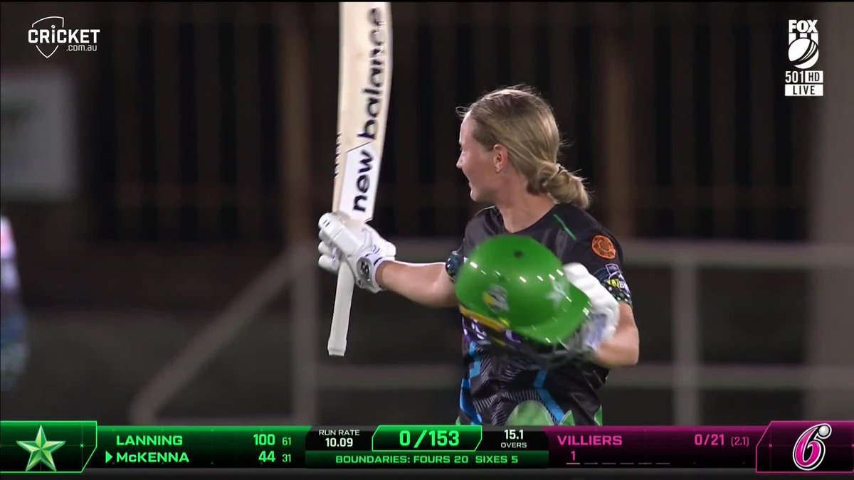 WBBL HUNDRED FOR THE GOAT, MEG LANNING....!!!! 🐐