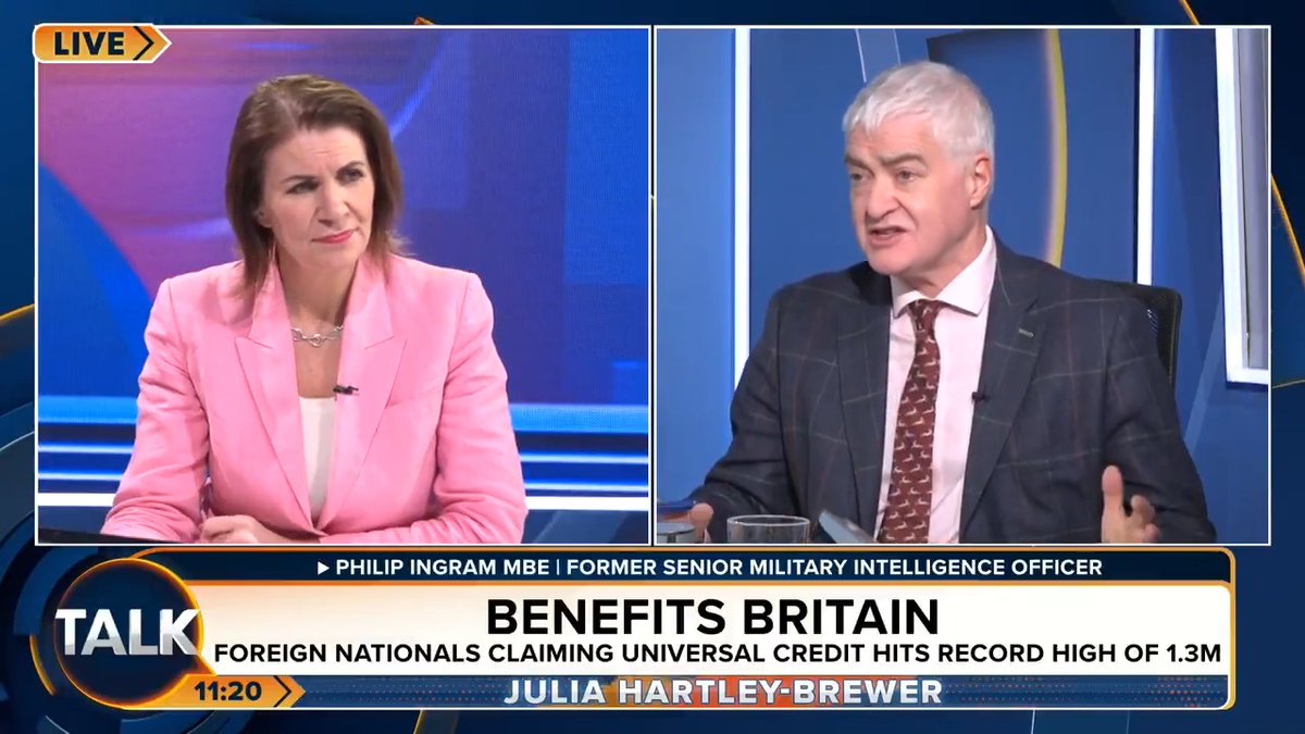 💥"We have veterans who are living on the street, in the doorways of these migrant hotels, because they can't get any accommodation." Veteran Philip Ingram's emotional rant on the "disgusting and immoral" use of taxpayers' money being spent on illegal migrants. Julia Hartley-Brewer