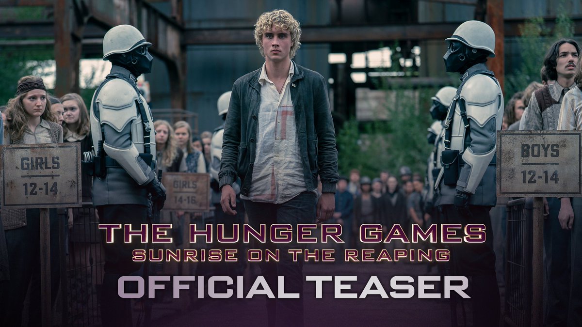 “Let the 50th Hunger Games begin.” The Hunger Games: Sunrise on the Reaping – in theaters &amp; IMAX November 20, 2026.