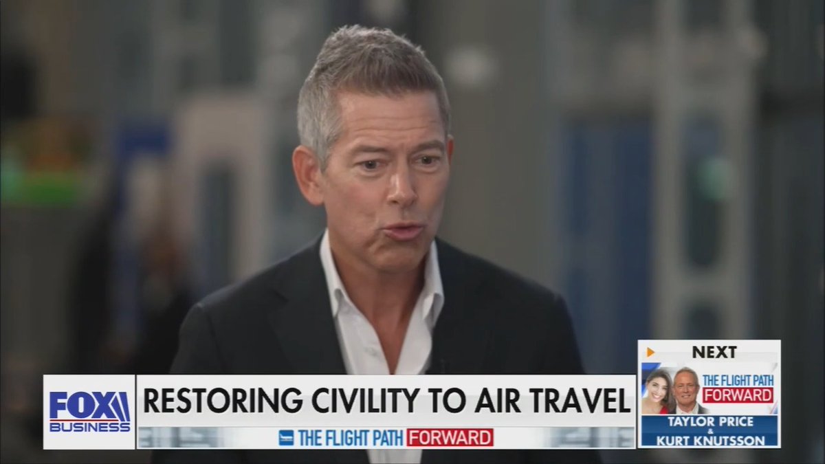 Trump's Transportation Secretary on how to improve air travel: "People dress up like they're going to bed when they fly... We want to push people as we come into a really busy travel season, help people out, be in a good mood, dress up"