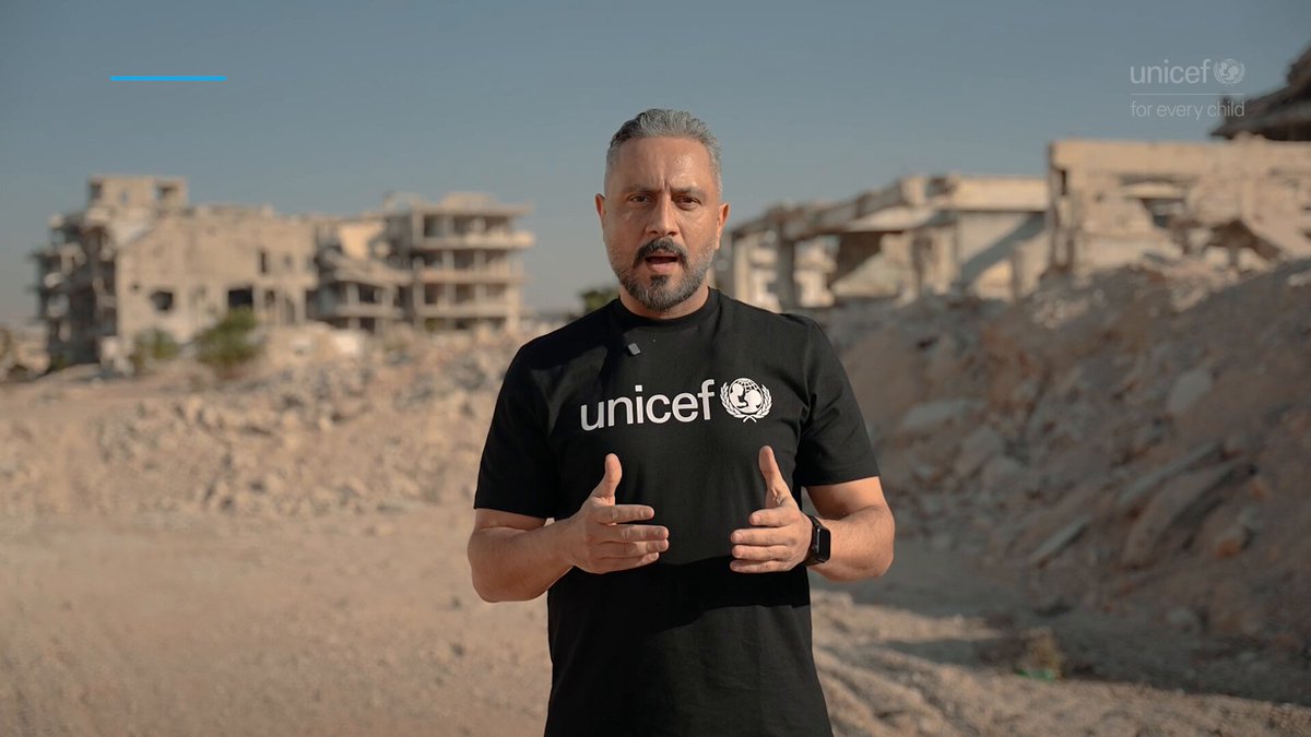 “I am honoured to amplify the voices of Syria’s children,” says Qays Sheikh Najib, UNICEF in Syria’s first-ever Ambassador, expressing his inspiration and determination to support every child. On #WorldChildrensDay, we plant seeds of hope for every child to thrive. 🌱💙 #UNICEF #UNICEFSyria #WorldChildrensDay #MyDayRights #ForEveryChild #ChildRights #UNICEFAmbassador Meritxell Relaño Qays sheikh najib UNICEF MENA - يونيسف الشرق الأوسط وشمال إفريقيا UNICEF Gulf يونيسف الخليج UN in Syria وزارة الشؤون الاجتماعية والعمل السورية وزارة الإعلام السورية