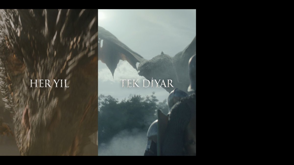 HER YIL. TEK DİYAR. Westeros yolcusu kalmasın. #AKOTSK S1 | Ocak 2026 #HOTD S3 | Yaz 2026 #AKOTSK S2 | 2027 #HOTD S4 | 2028