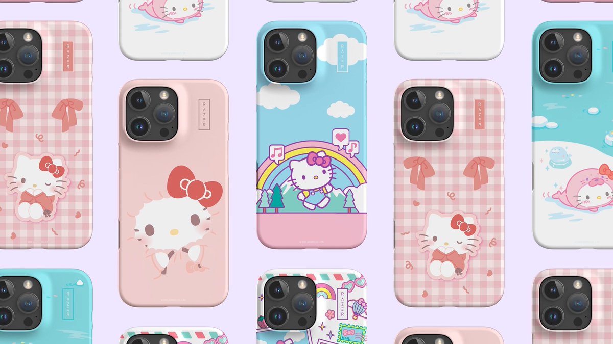 It’s Hello Kitty’s birthday month, and we’re celebrating with a fresh new look for the Razer | Hello Kitty Customs. From soft pink accents to her signature charm on every piece, it’s everything a Hello Kitty fan could wish for. Celebrate with Hello Kitty in style: #HelloKitty #RazerCustoms