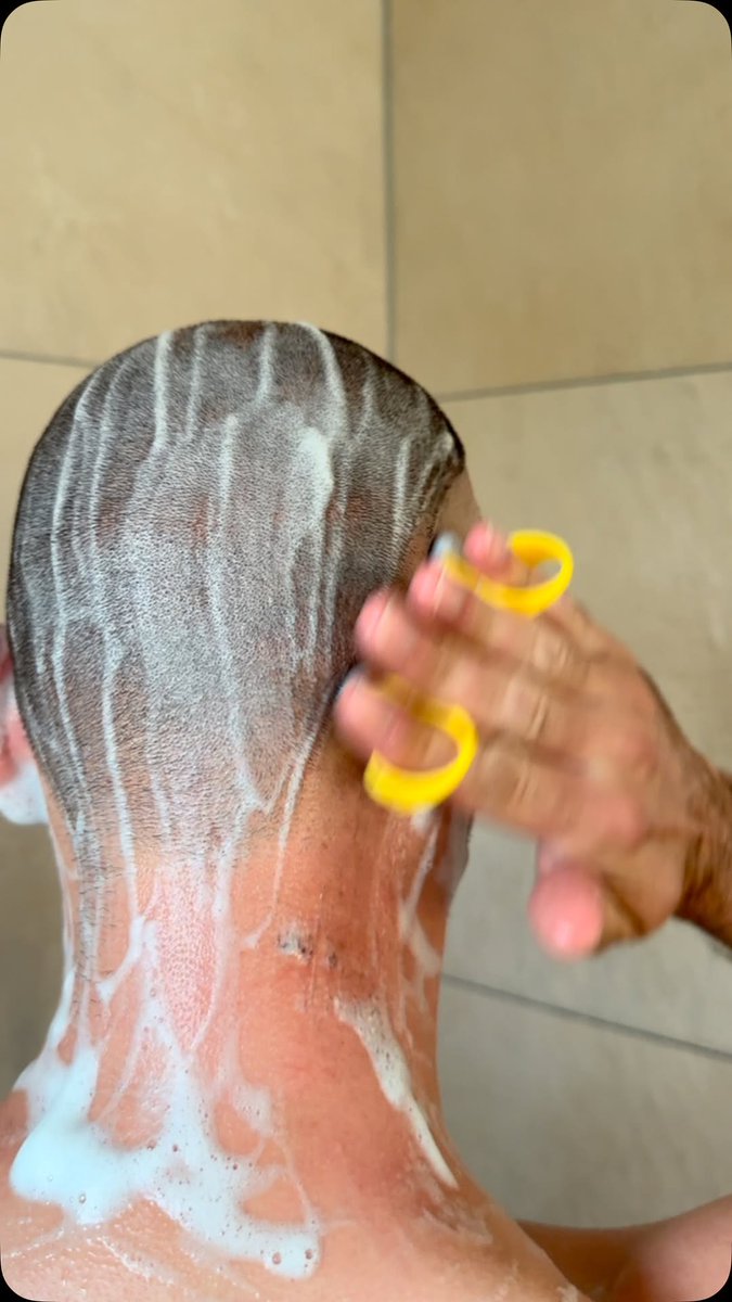 How is he not cutting himself?