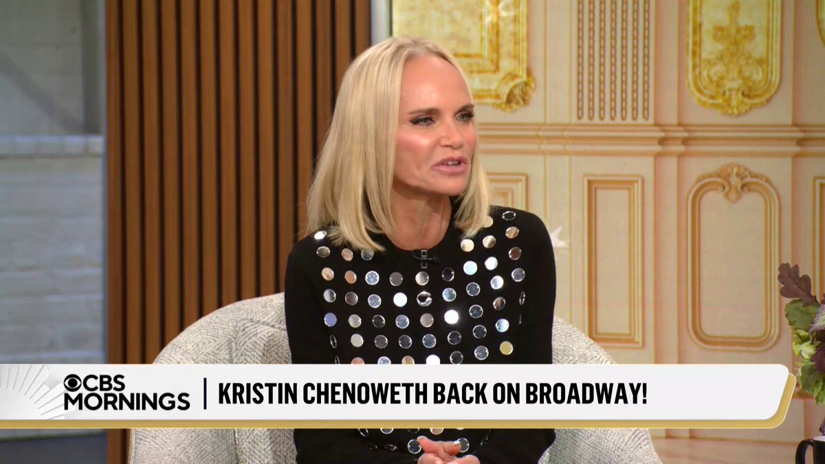 For the first time in a decade, Kristin Chenoweth is starring in a new Broadway musical — and this time, she is also serving as a producer. Chenoweth shares how “The Queen of Versailles” adapts the “real story about a family” and how she feels watching Ariana Grande and Cynthia Erivo make “Wicked” their own.