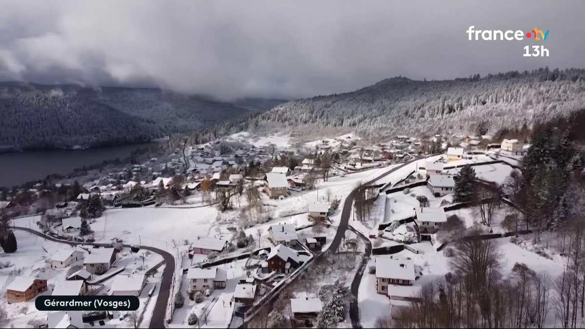 ❄️ Des Alpes à la Normandie, la neige fait son retour sur une grande partie de la France, jeudi 20 novembre. Une cinquantaine de départements ont été placés en vigilance par Météo-France. #JT13h