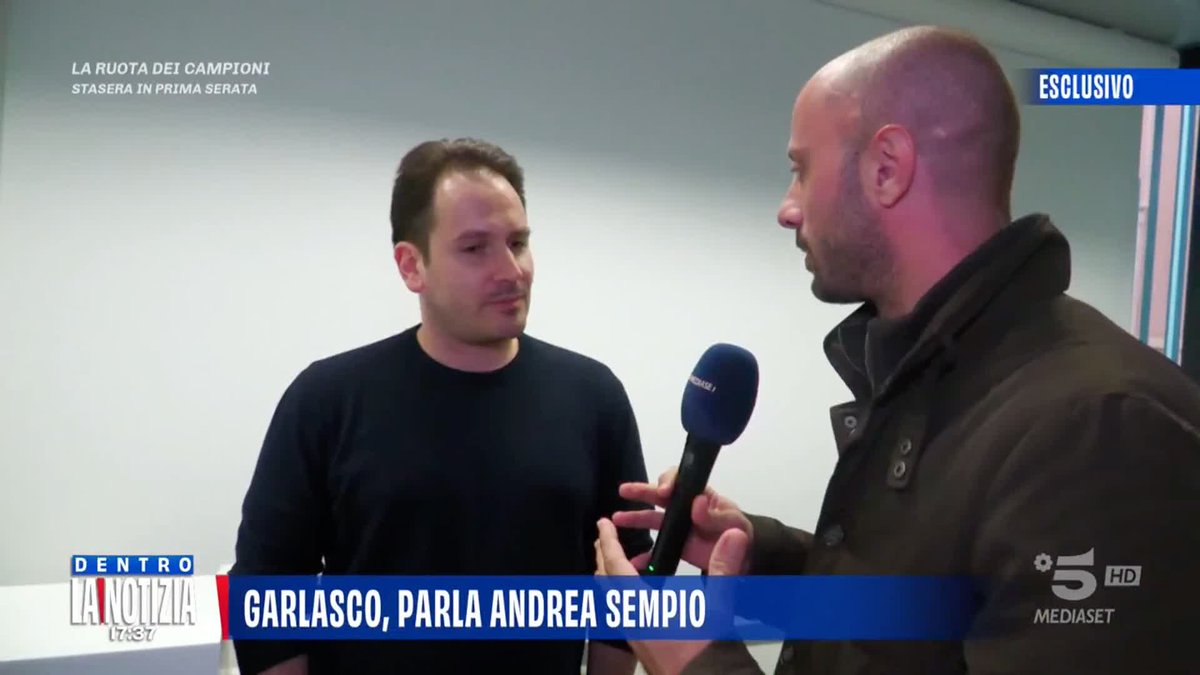 In esclusiva Andrea #Sempio ai microfoni di #DentrolaNotizia