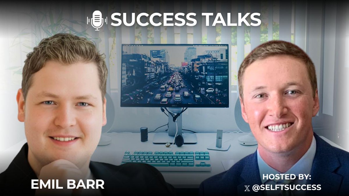 Success Talks Episode 5: Emil Barr : Raising $900,000 from a dorm room 02:55 ^ 11:00 The Million Dollar Playbook 20:22 Work/Life Balance, does it exist? 29:24 Building Flash Pass 35:25 The Importance of Personal Branding 42:35 Emil will offer you a $1M loan?!
