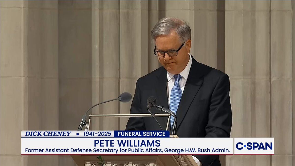 Pete Williams shares a story about a letter sent to then-Secretary Dick Cheney from a woman in Indianapolis who found his qualities to be attractive: "I showed this letter to Secretary Cheney and he took it home to brag about it."