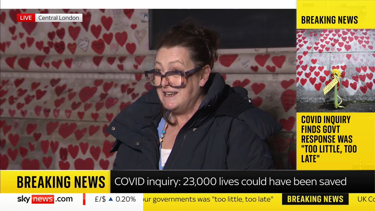 "Many of us died and grieved alone." A spokesperson for COVID-19 Bereaved Families for Justice UK claims that Boris Johnson "put his political reputation ahead of public safety" during the pandemic. Live updates ➡️ 📺 Sky 501, Virgin 602 and YouTube