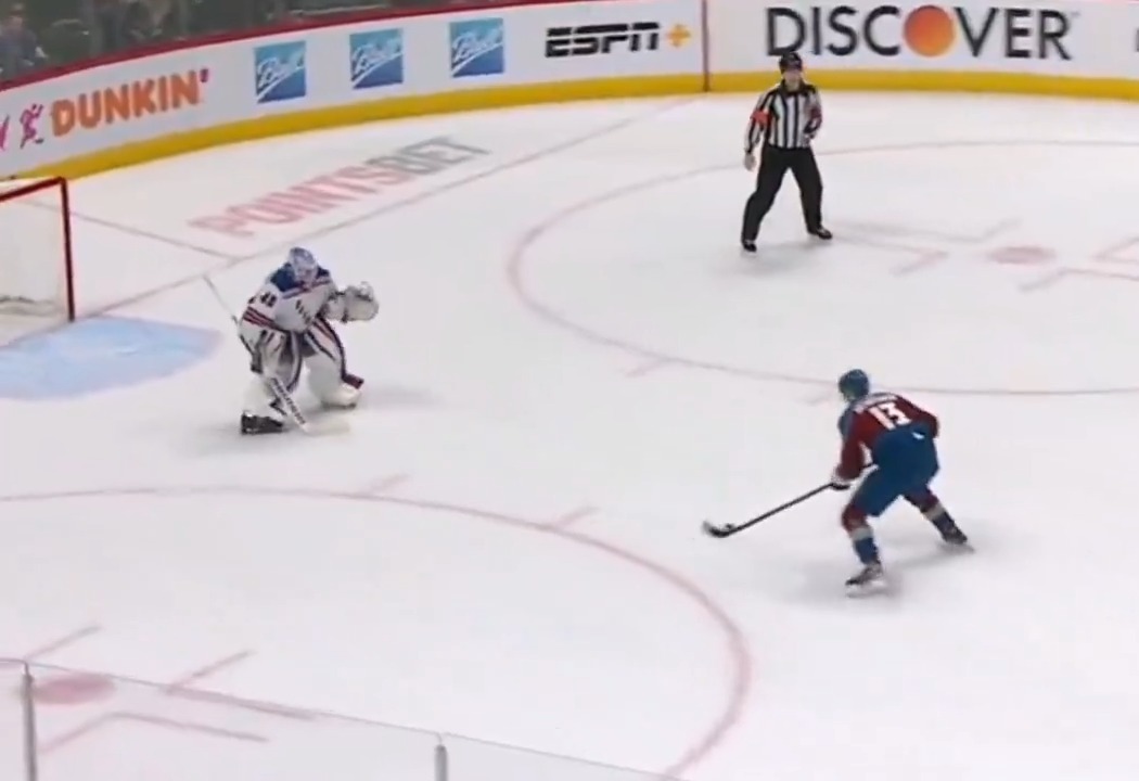 Valeri Nichushkin embarrassed Adam Fox before ramming the dagger deep into the heart of the New York Rangers.