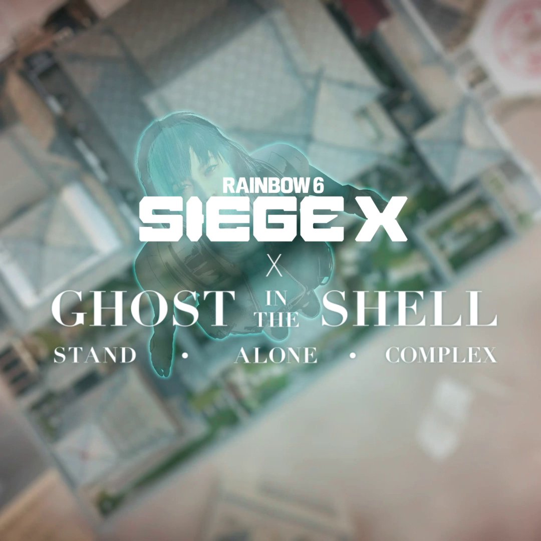 Two worlds collide! Rainbow Six Siege x Ghost in the Shell 🕶️🤖 Gear up Azami and Lion with Major Motoko Kusanagi and Batou inspired limited-time bundles. Available now in-game or at