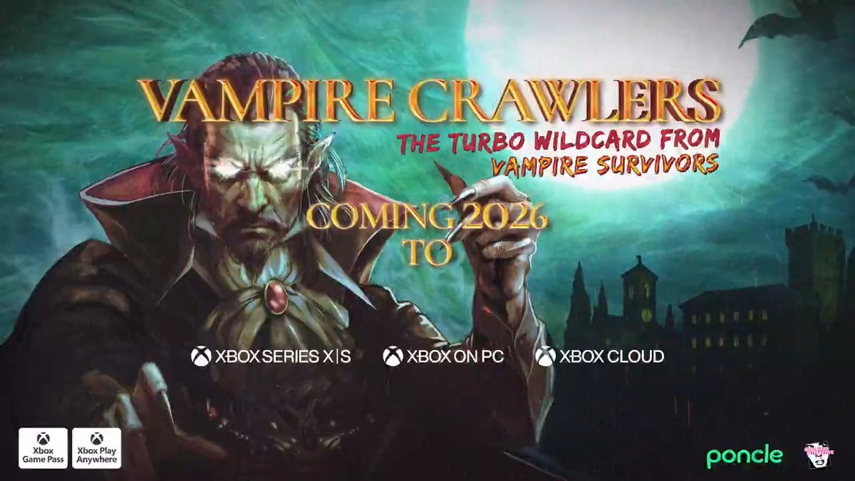 blitz through infested dungeons with nothing but a deck of cards and your wits! Vampire Crawlers is coming day one in 2026 | #XboxPartnerPreview