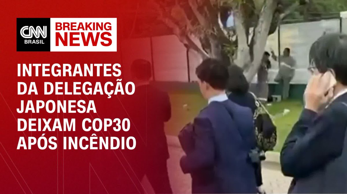 Integrantes da delegação japonesa deixam COP30 após incêndio; assista #BastidoresCNN