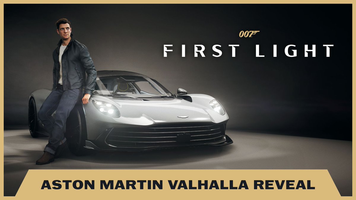 A Double 0 agent needs the fastest, most dynamic, and the most striking car when they are on duty. Meet the Aston Martin Valhalla. A hybrid twin-turbo V8 with over 1000 horsepower and a few modifications from Q-Branch you won't find in the brochure. Aston Martin To drive this, Bond will have to #EarnTheNumber in #007FirstLight. Pre-order now and get a free Deluxe Edition Upgrade.