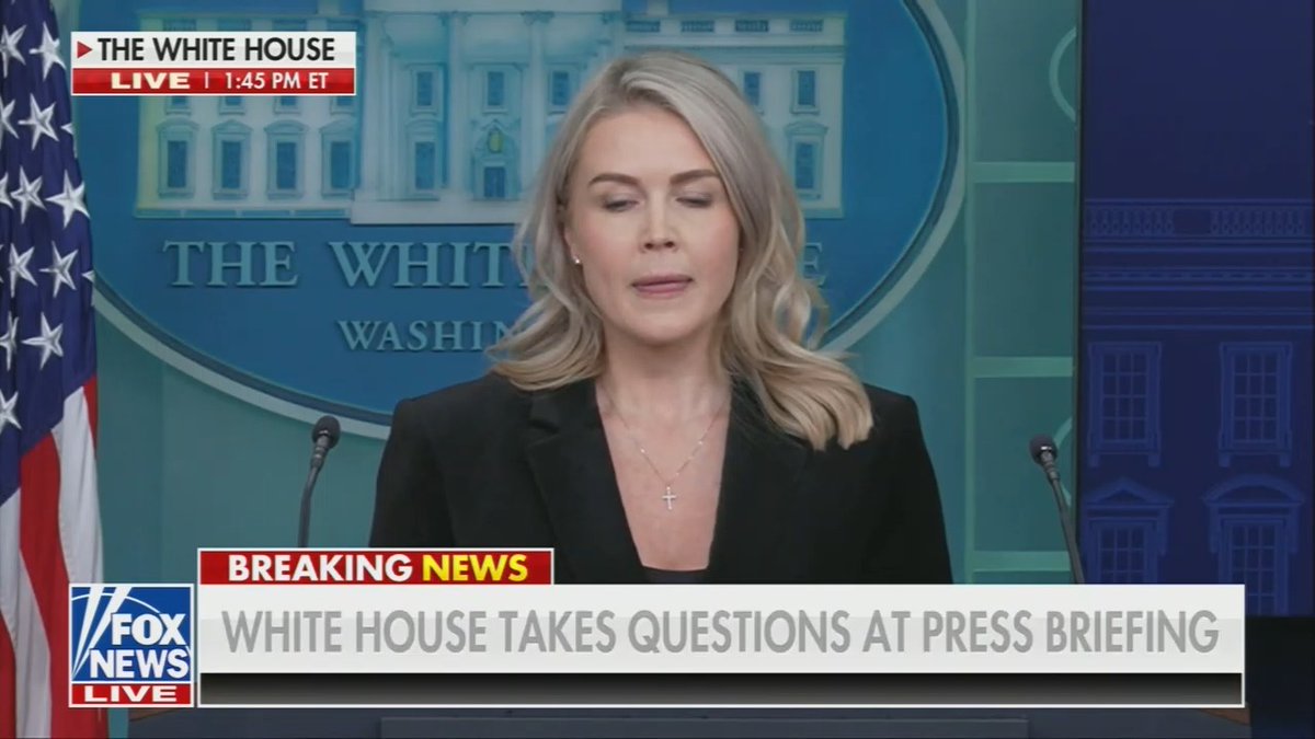 Q: This morning, Trump accused 6 Democratic lawmakers of seditious behavior punishable by death. Just to be clear, does the president want to execute members of Congress? Leavitt: Many want to talk about Trump's response, but not what brought him to responding in this way. You have sitting members of Congress who conspired together to orchestrate a video