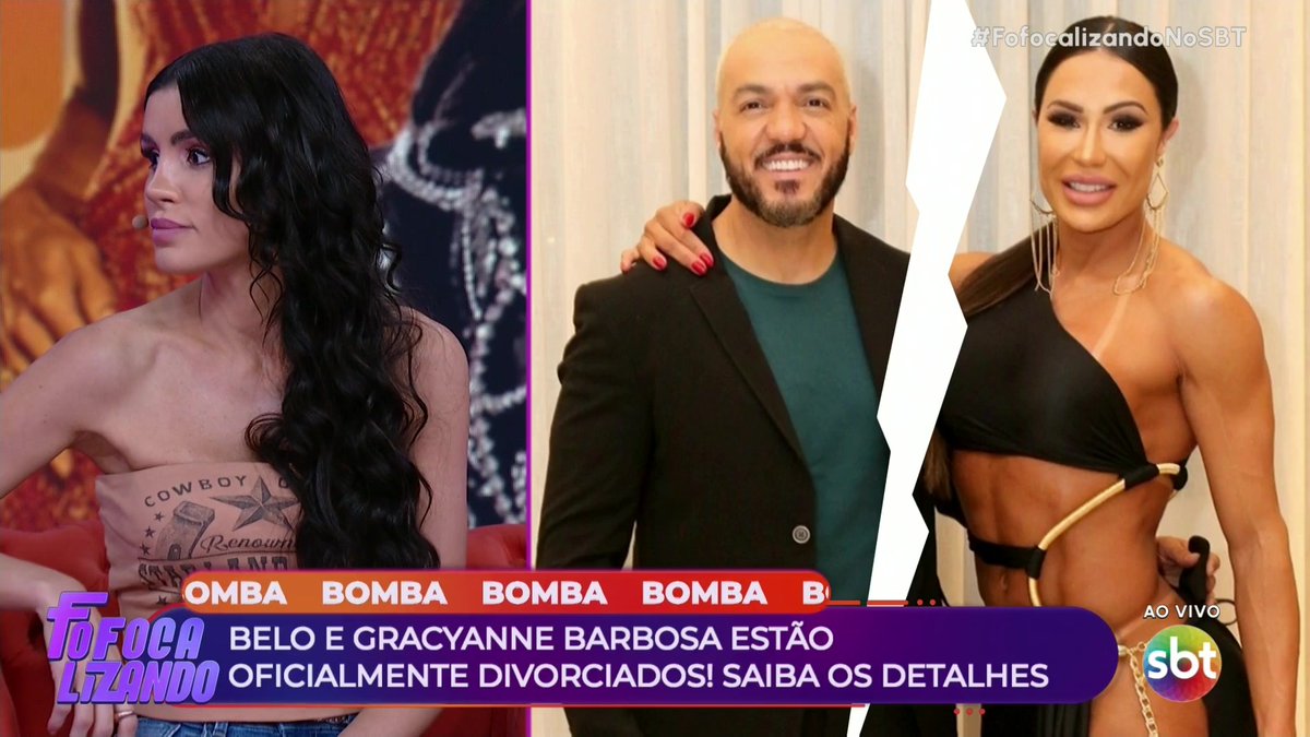 Gracyanne conta com exclusividade como está se sentindo após o divórcio com Belo #FofocalizandoNoSBT