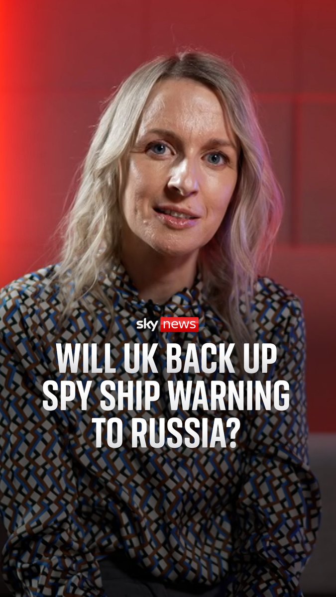 Can the UK back up its warning over the Russian spy ship? Sky's Deborah Haynes suggests the defence secretary must back up his warning to Russia over a spy ship with a more urgent push to rearm or risk his words ringing hollow. Read more: