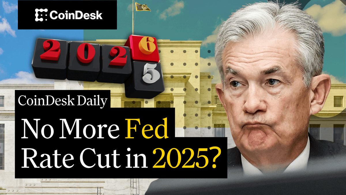 🗞️ December Fed cut odds collapsed to 29.8%, fueled by delayed jobs data and macro uncertainty. 🗞️ Cathie Wood's Ark Invest bought the dip ($39.6M into crypto stocks like Circle and BitMine.) 🗞️ Trump's CFTC nominee, Mike Selig says he intends to champion a clear regulatory path for the U.S. Jenn 3.0✨ hosts "CoinDesk Daily." Thank you Figure Markets 🫵 for being a sponsor of the CoinDesk Media Network.