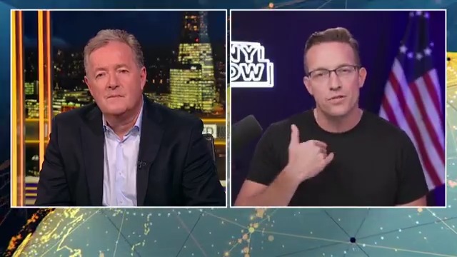 "You go to DC, you're more likely to find a Pride flag or a Ukraine flag or an Israel flag than an American flag - what the hell is that, Piers?" Watch more of Benny Johnson's diagnosis of the United States 👇 📺 Piers Morgan | Benny Johnson