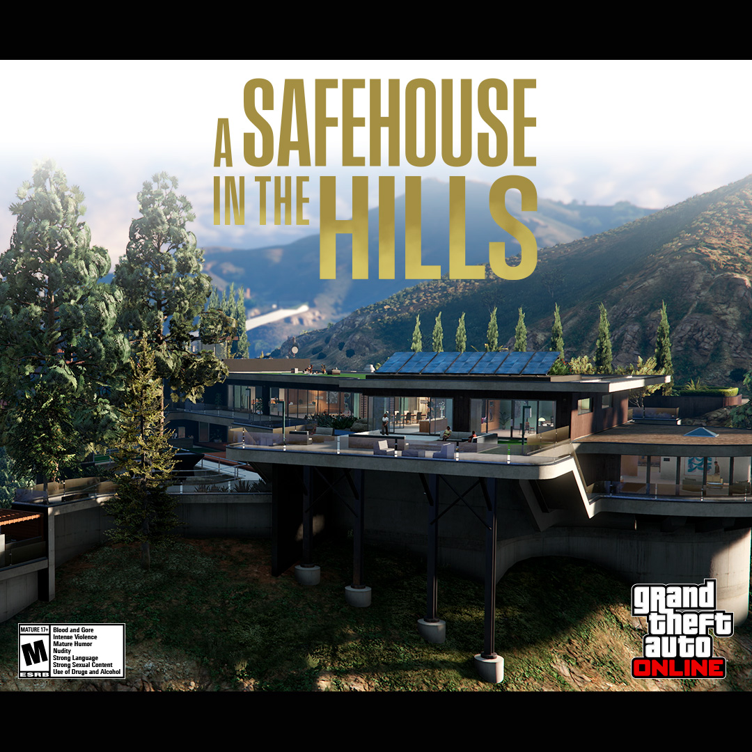 You’ve already built an empire. Now let Prix Luxury Real Estate erect your palace. Own the extravagant residence of your dreams in GTA Online: A Safehouse in the Hills, coming this December.
