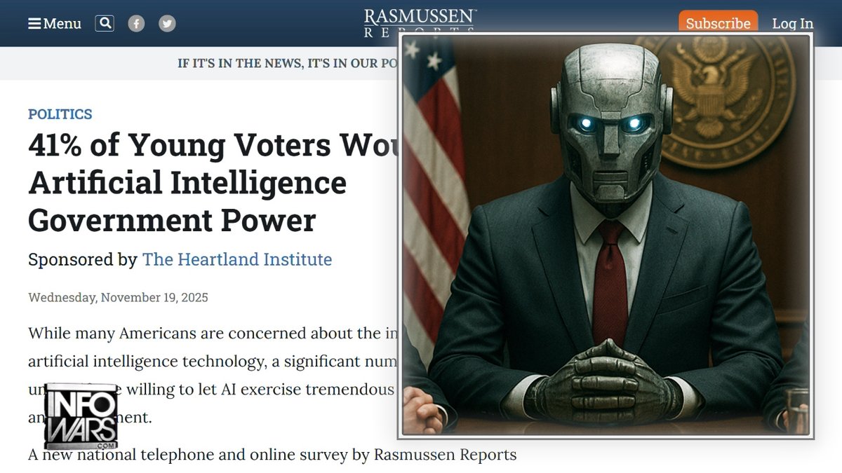 BREAKING: 41% Of Young Voters & 55% Of Young Conservatives Want AI Dictatorship On The Cusp Of Fourth Turning Megacycle Crisis, Including A Majority Of Christians! "That's The Mark Of The Beast System!" Rasmussen Pollster Mark Mitchell Breaks Down His Latest Intel On The Hearts & Minds Of The Nation's Youth Mark Mitchell, Rasmussen Reports