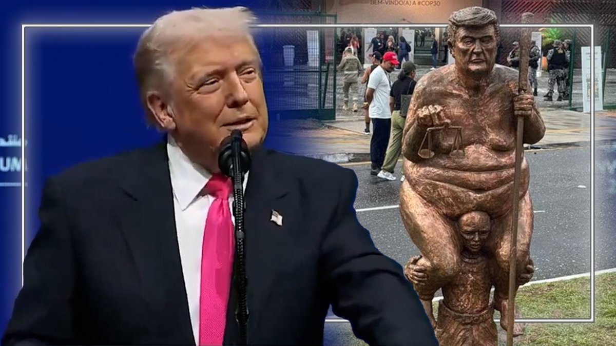 BREAKING VIDEO: Trump Calls Out Climate Change Scam, "It's A Little Conspiracy Out There, We Have To Investigate Them Immediately... They Probably Are Being Investigated!" PLUS, UN's Cop30 Event Erects Statue & Hands Out Figurines Of An Obese, Naked Trump Called 'King Of Injustice' "Trump Is Doing A Great Job Exposing Them, And If He Can Get Us Out Of The UN Framework Convention On Climate Change, The Whole House Of Cards Comes Crashing Down!" Alex Newman