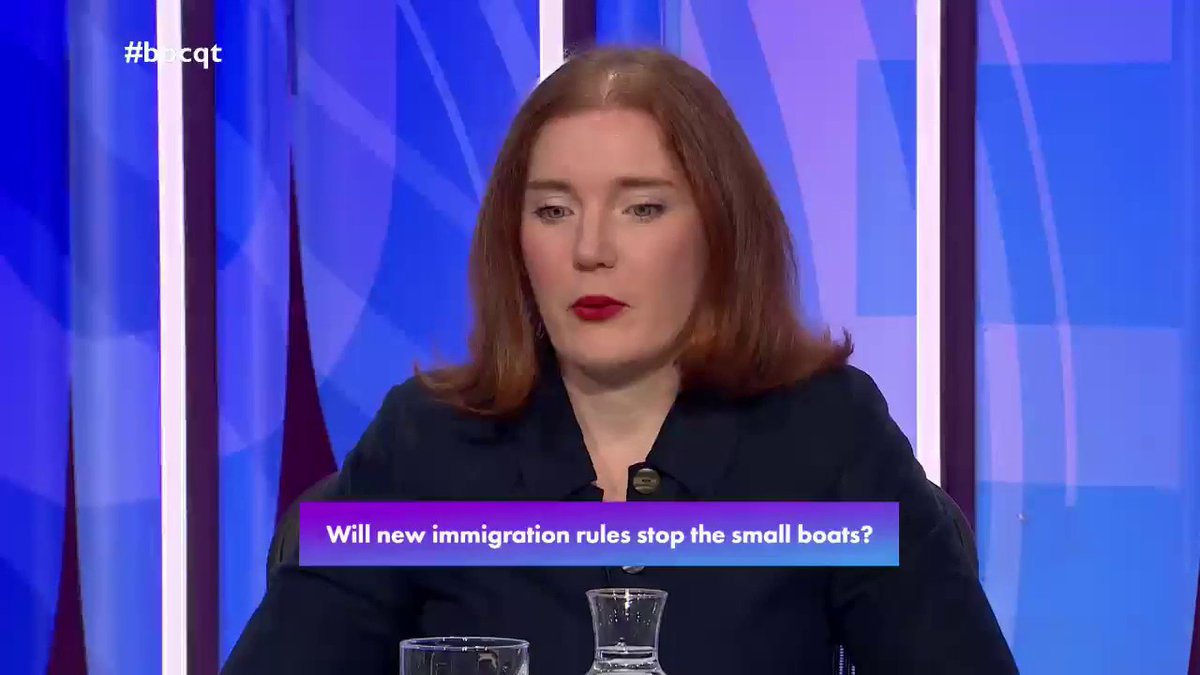 “Immigration is a much more fundamental question… about ‘do we have control of our country?’” Columnist Ella Whelan says the Home Secretary has “finally” given a “voice” to people who are concerned with immigration, and urges politicians to stop “lazy characterisations” #bbcqt