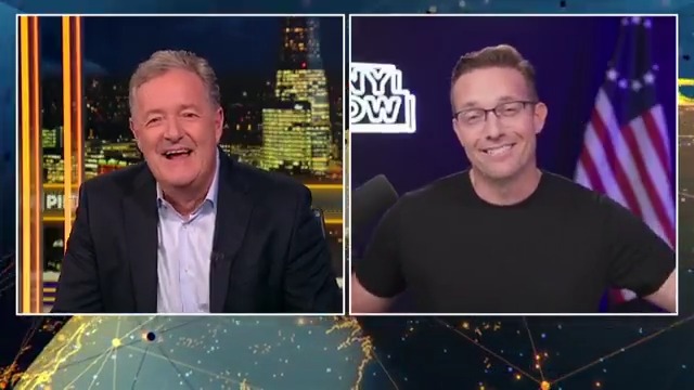 "Now you've got something on me, Piers - and I can't stand it!" Benny Johnson is full of back-handed compliments for Piers Morgan over his new book 'Woke Is Dead'. 📺 Piers Morgan | Benny Johnson