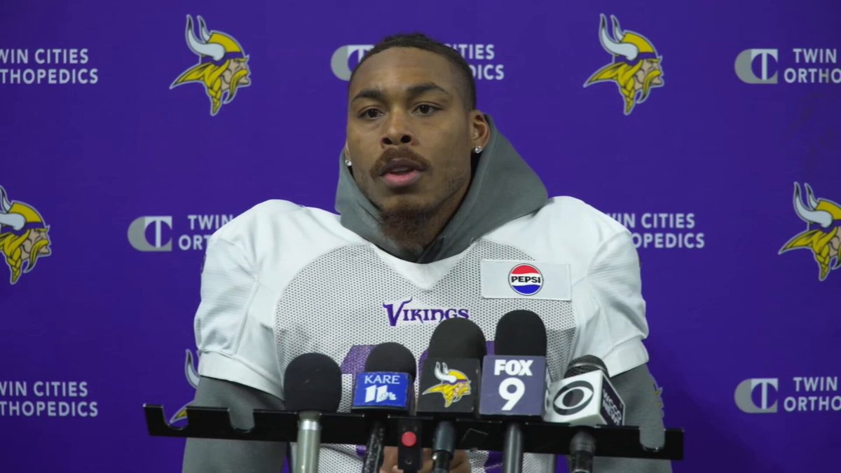 Justin Jefferson on supporting J.J. McCarthy: "With all of the criticism and all of the hateful messages he's probably been getting, he can cut on the TV on SportsCenter, they can talk negatively about him. Just trying to be that person for him that he can always lean on and talk to."
