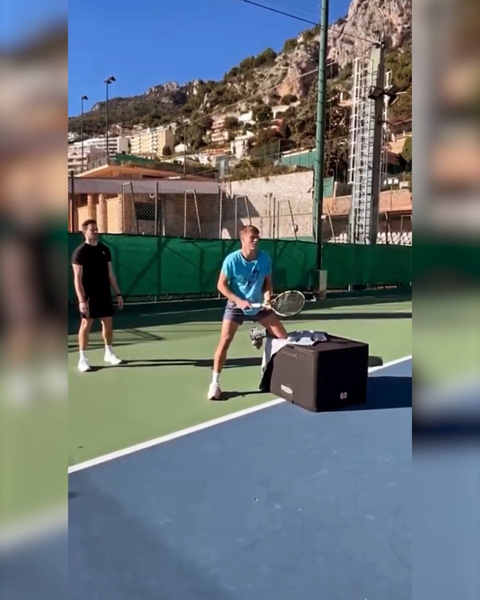 Holger begins his comeback training on one leg 😤
