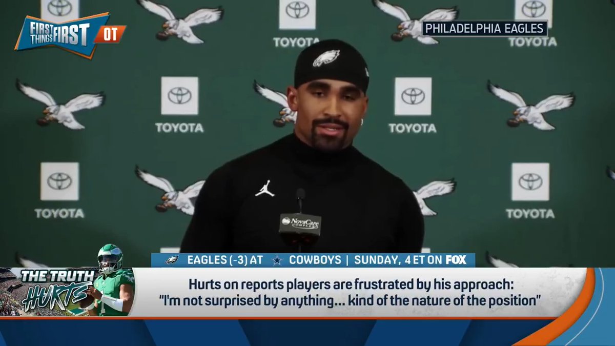 “He’s not surprised because he knows. He’s very aware of how his offense feels about him… The problem that they’re going to have moving forward here is getting this offense to where it needs to be.” Dianna Russini breaks down the real problem with Philly moving forward: