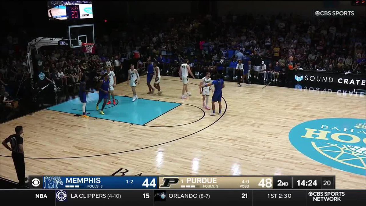 Braden Smith with the BEHIND THE BACK feed 😵 (via CBS Sports College Basketball 🏀)
