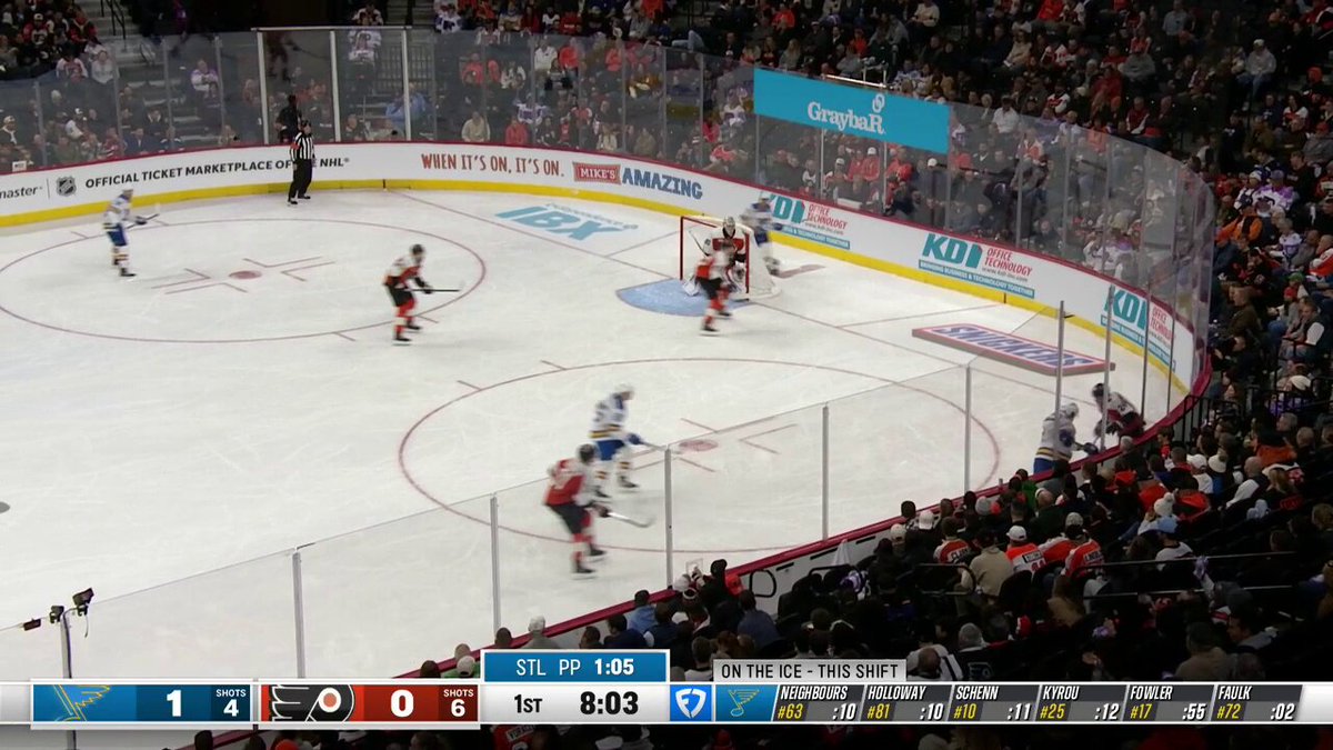 We're on hatty watch for Justin Faulk and it's only the first period! 👀