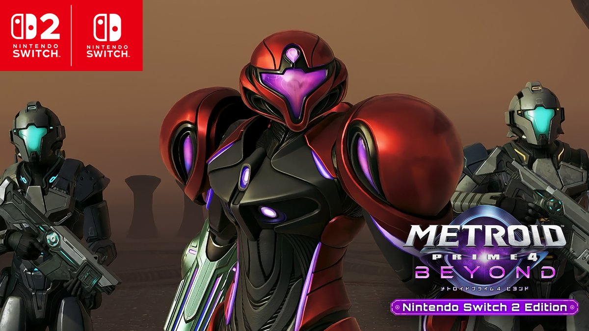 [任天堂HP]『メトロイドプライム4 ビヨンド』のCM「バトル篇」「仲間と共に篇」を公開しました。 #メトロイドプライム4