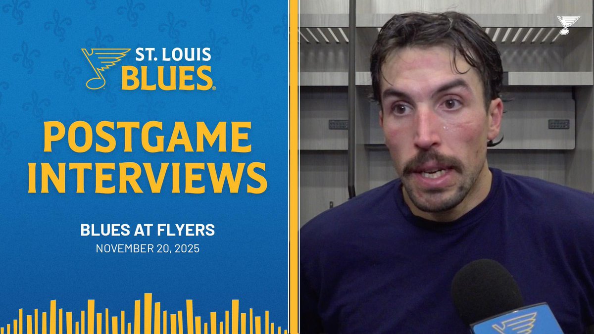 “It’s frustrating… we’re doing a lot of things right, we just can’t seem to be getting wins.” Hear from Justin Faulk, Joel Hofer and Jim Montgomery after Thursday’s game in Philly. #stlblues