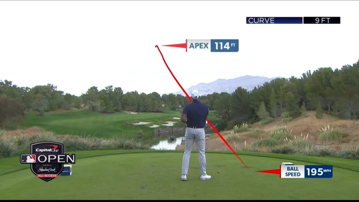 WATCH THIS: Aaron Hicks' INCREDIBLE second shot on 18 led to a tournament-clinching eagle! ⛳️ Capital One MLB Open