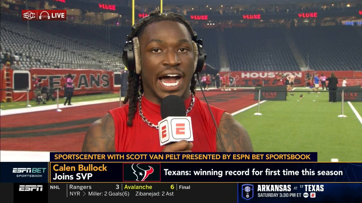 "We the best defense in the NFL." Calen Bullock is putting everyone on notice after Houston dropped eight sacks on Josh Allen 🔥