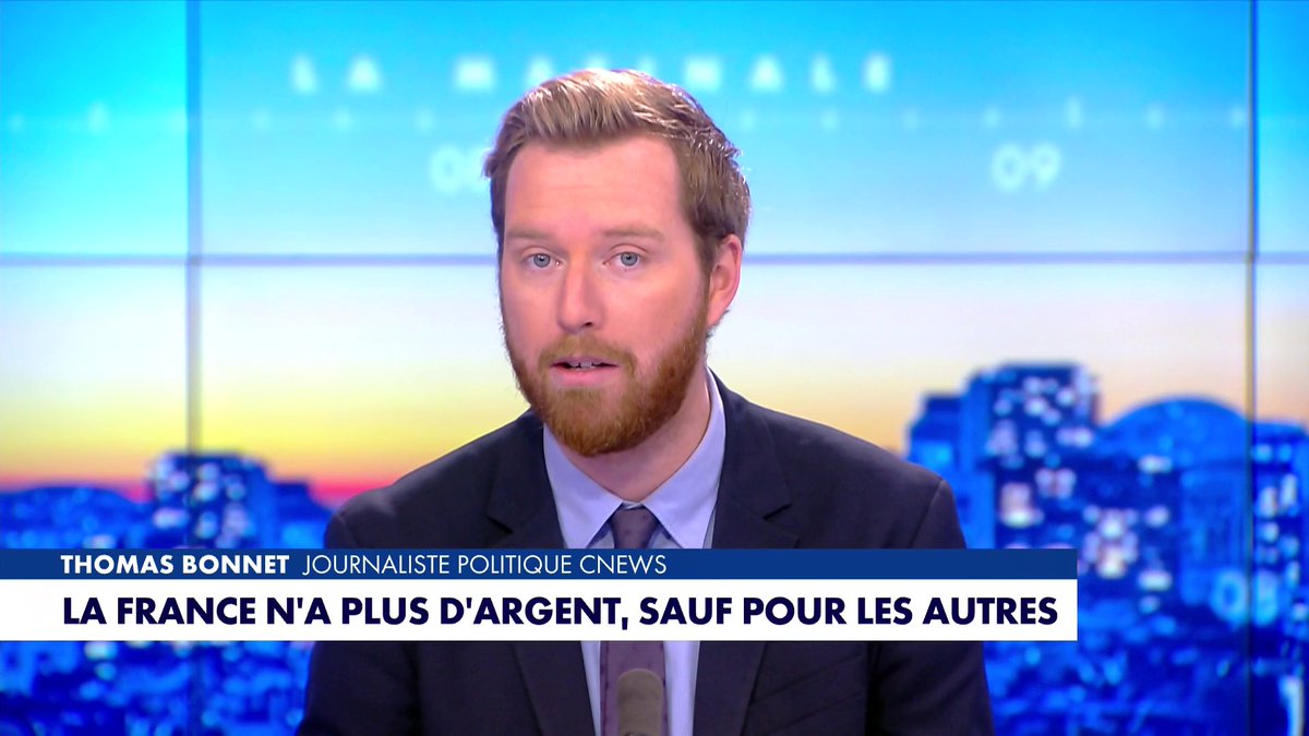 L'édito de Thomas Bonnet : «La France n'a plus d'argent, sauf pour les autres» dans #LaMatinale