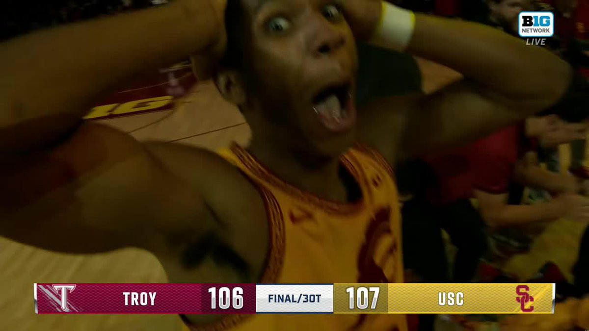 JORDAN MARSH BUZZER-BEATER FOR THE WIN IN 3OT 🚨‼️ USC Men's Basketball