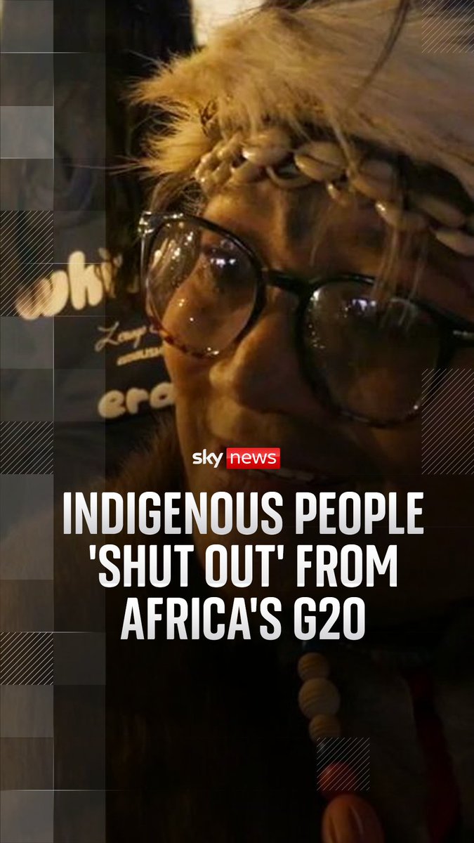 It's the first time the G20 has been held in South Africa, but - as well as facing a boycott from Donald Trump - the summit has been accused of 'shutting out' the country's oldest communities. Sky's Africa correspondent Yousra Elbagir reports