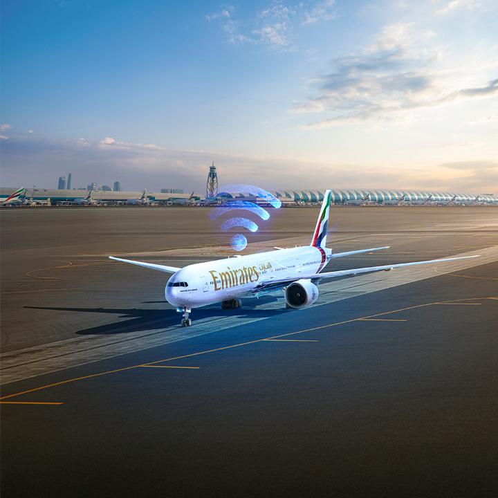 We're taking inflight WiFi to new heights! ✈️🛜 Starlink is bringing ultra-fast WiFi onboard to your next Emirates flight, keeping you connected at 40,000 feet.